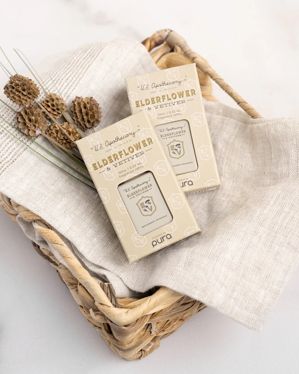 K Hall Apothecary Pura Diffuser Refill - Elderflower & Vetiver