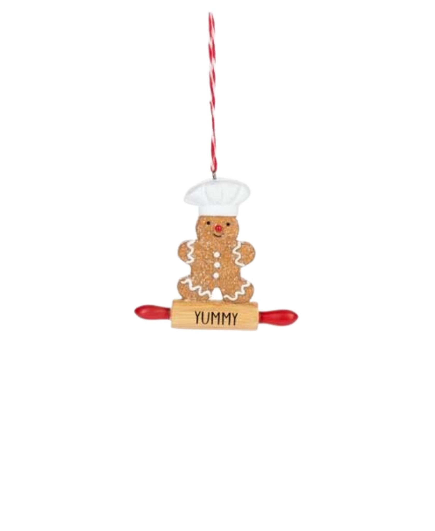 Gingerbread Man Chef Ornaments