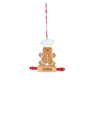 Gingerbread Man Chef Ornaments