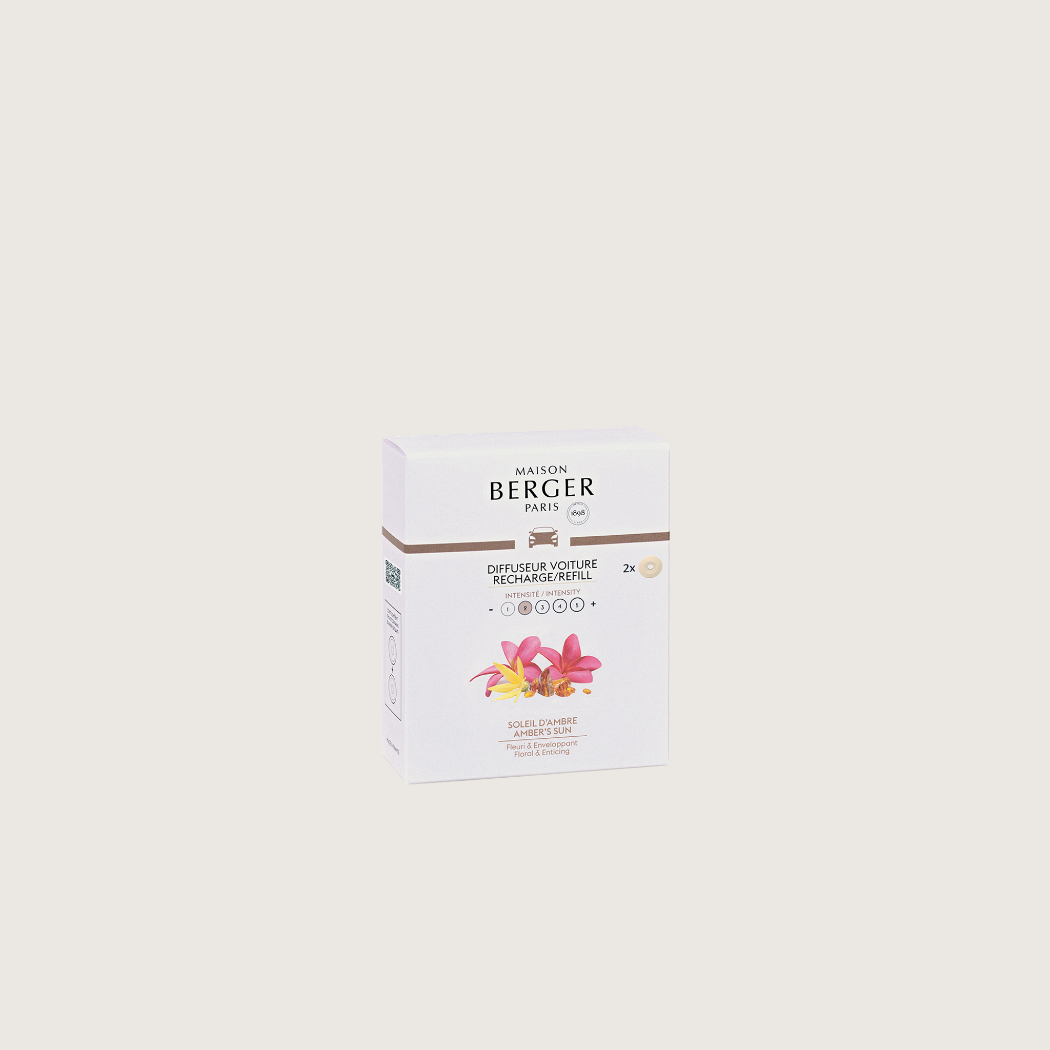 Maison Berger Amber's Sun Car Diffuser Refill 2-Pack