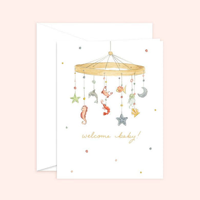 Under the Sea Welcome Baby Card Blank