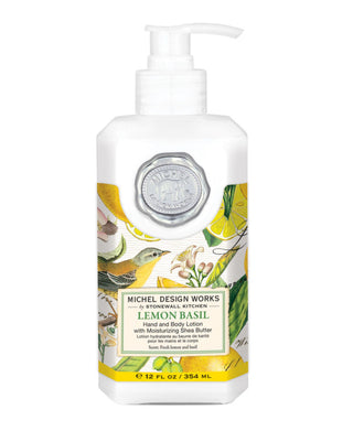 Michel Design Works Lemon Basil Hand and Body Lotion