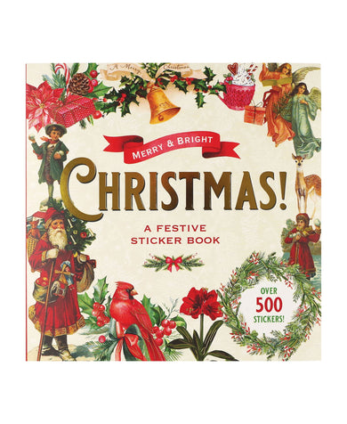 Peter Pauper Press 'Merry & Bright Christmas!' A Festive Sticker Book