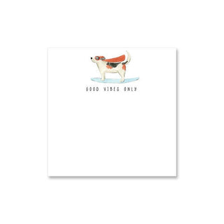 Good Vibes Only Beagle Sticky Notes