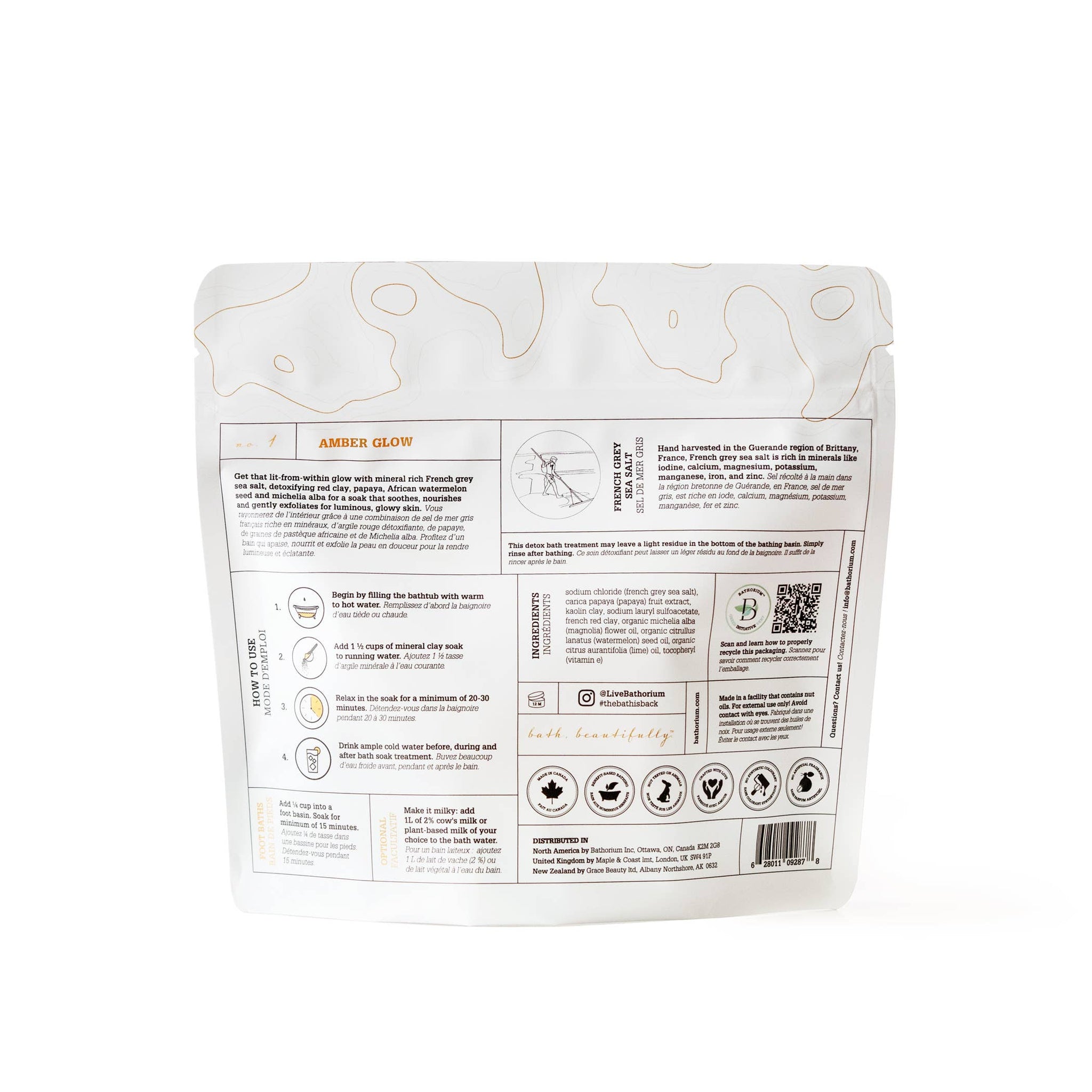 Bathorium Amber Glow Mud Mineral Soak 900g