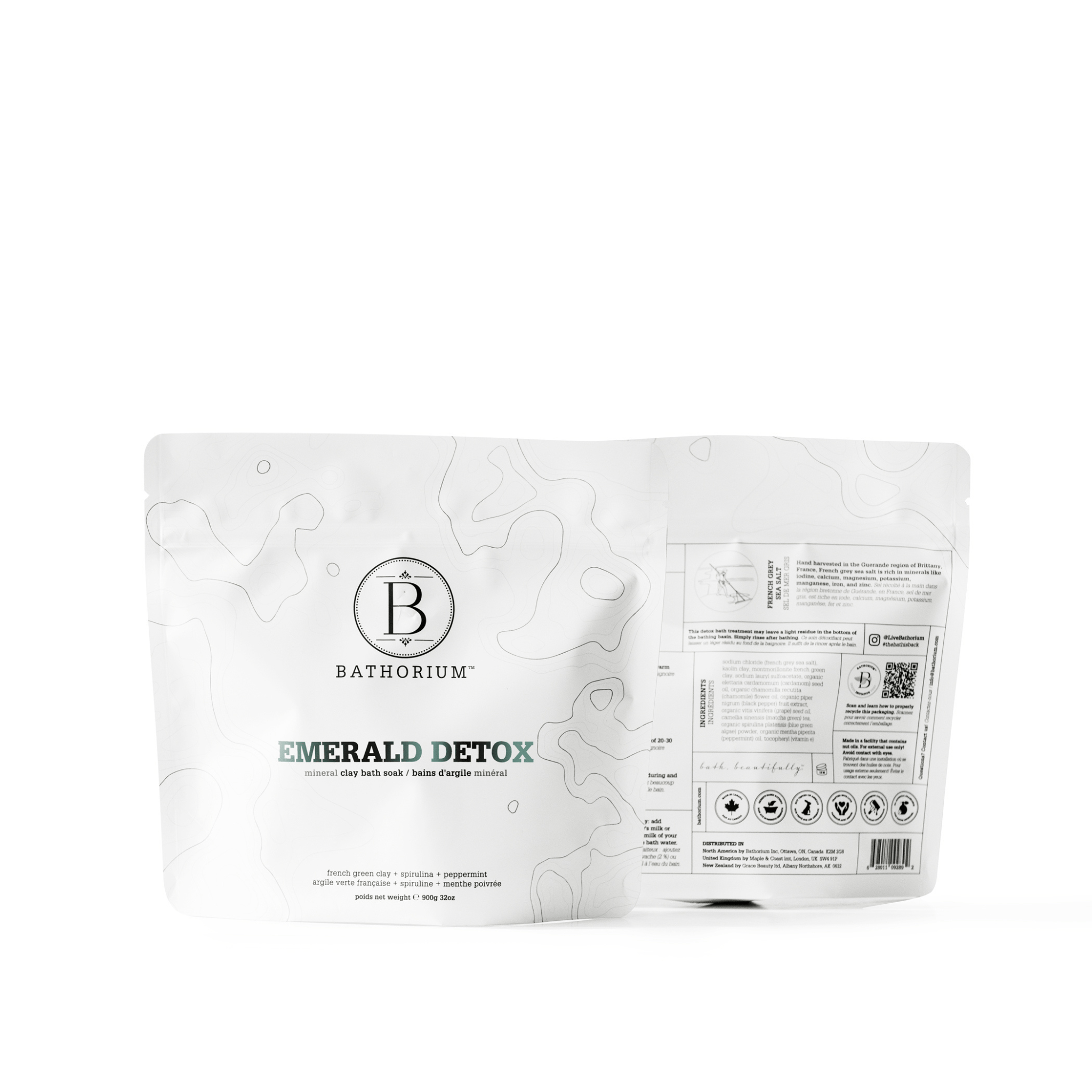 Bathorium Emerald Detox Mud Mineral Bath Soak