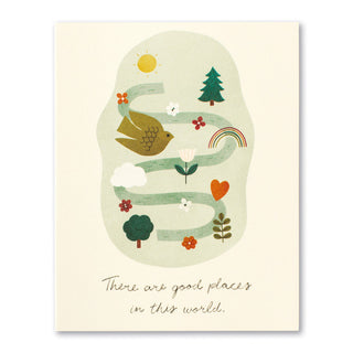 Compendium There Are Good Places In This World Thank You Card