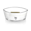 WoodWick White Teak Candle - Ellipse