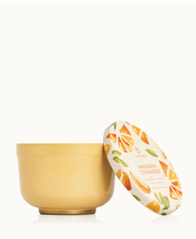 Thymes Mandarin Coriander Poured Candle Travel Tin