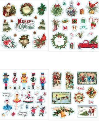 Peter Pauper Press 'Merry & Bright Christmas!' A Festive Sticker Book