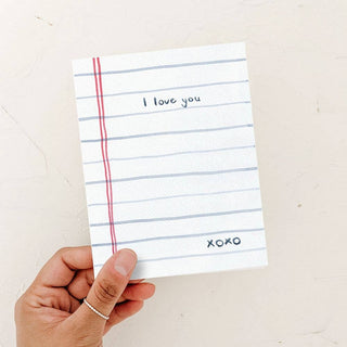 Love Notes Card Blank