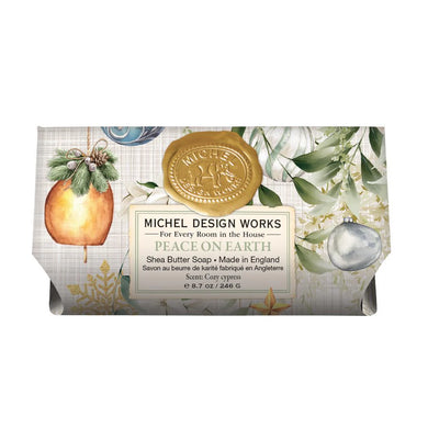 Michel Design Works Peace On Earth Large Bath Bar Soap