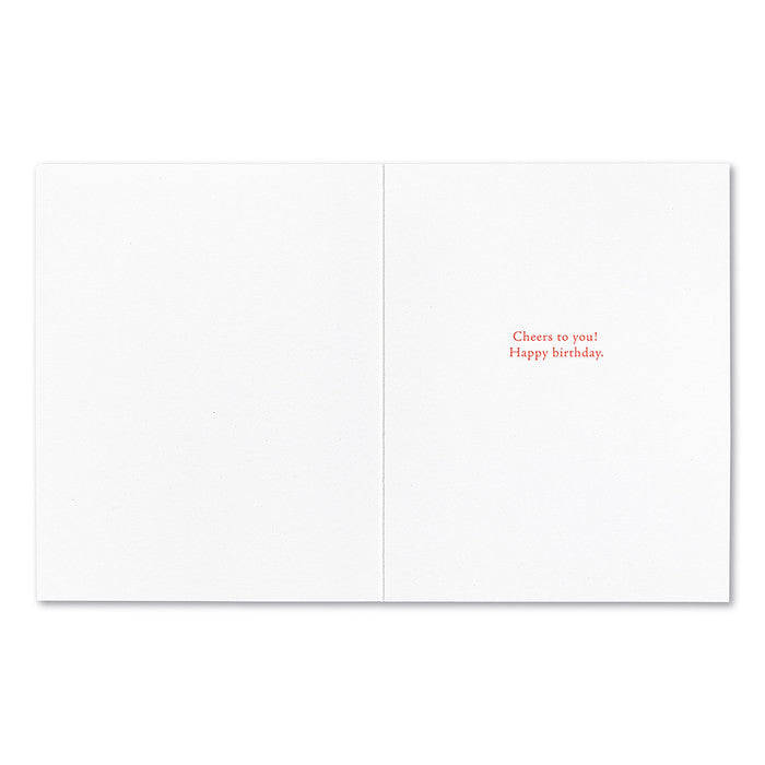 Compendium Let Us Celebrate The Occasion With Wine And Sweet Words Birthday Card