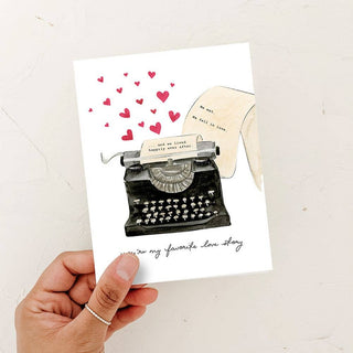 You're My Favorite Love Story Card Blank