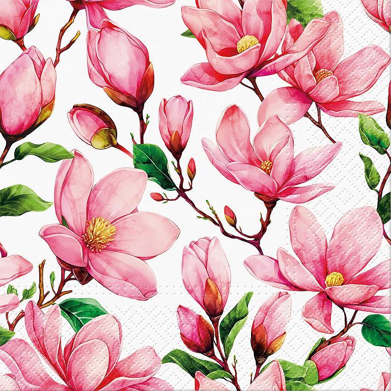 Pink Bloom Lunch Napkins