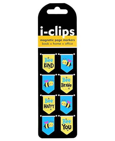 Peter Pauper Press Bees i-clips Magnetic Page Markers