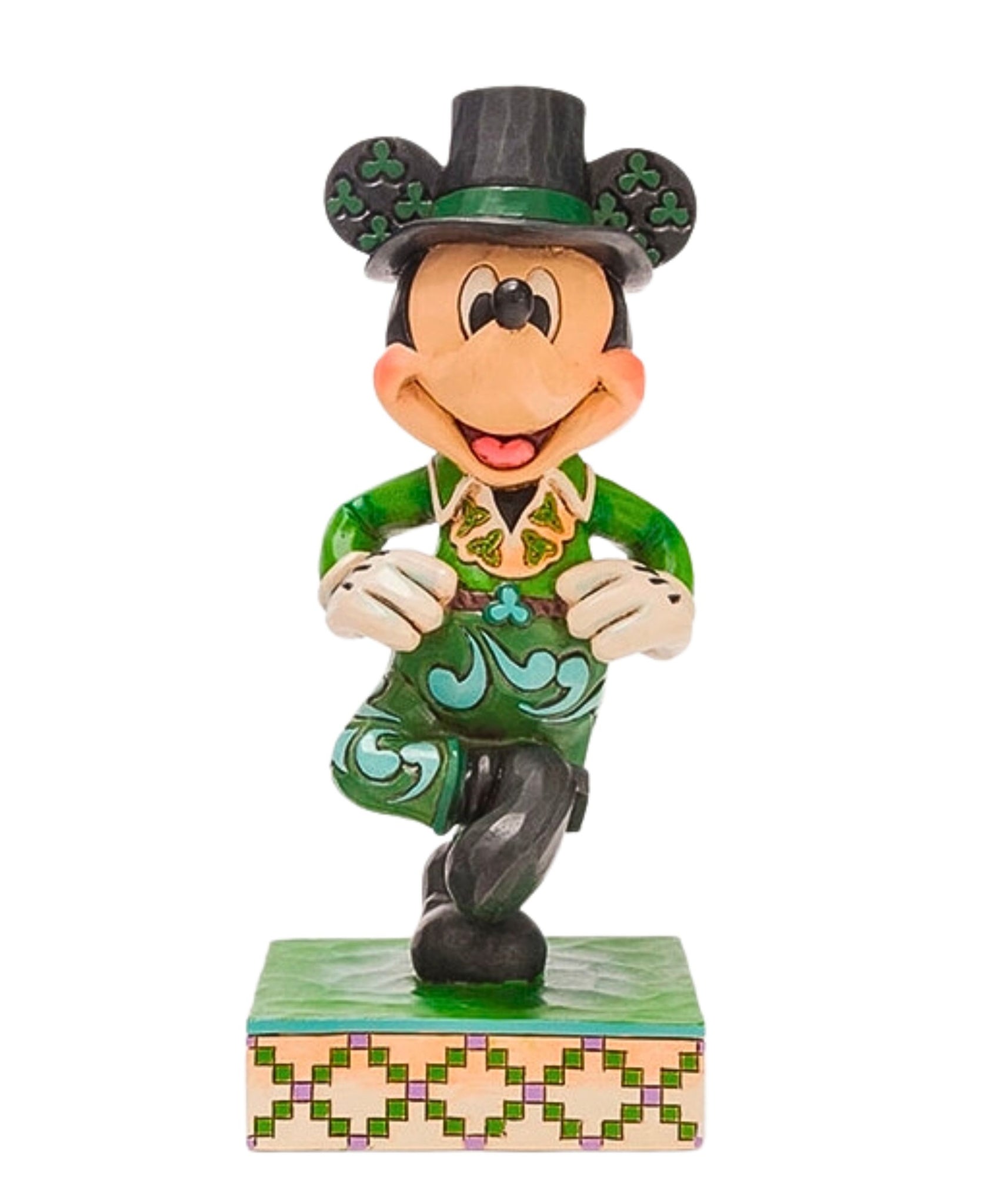 Jim Shore Disney 'Greetings from Ireland' Mickey Figurine