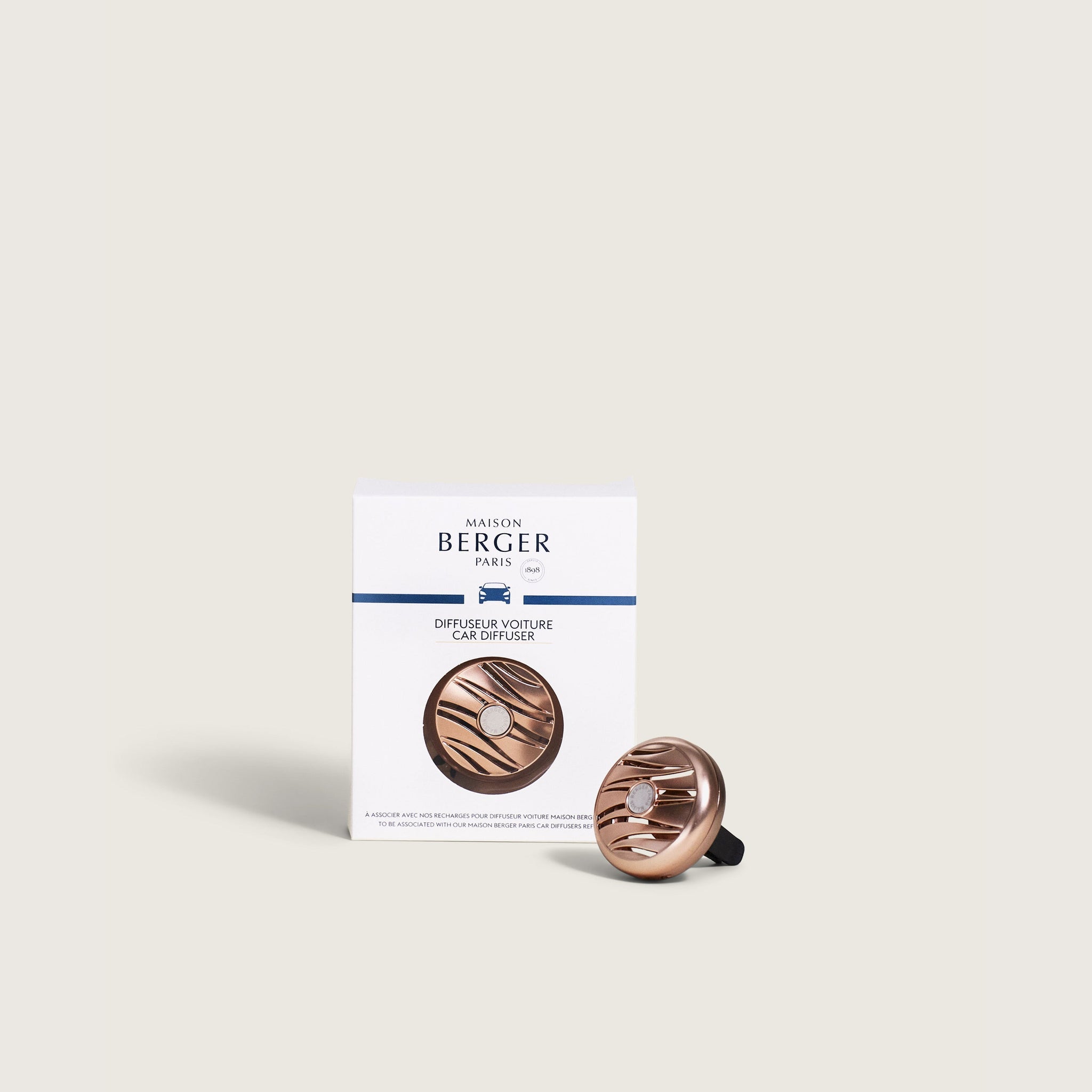 Maison Berger Blissful Rose Gold Car Diffuser Clip