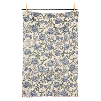 Blue Floral Kitchen Towel