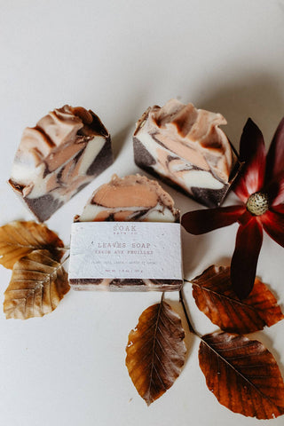 Leaves Soap Bar - Fall Collection - Canadian Made
