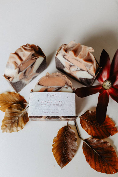 Leaves Soap Bar - Fall Collection - Canadian Made