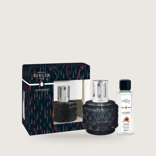 Lampe Berger Variation Black Fragrance Lamp Gift Set with Velvet of Orient
