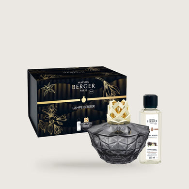 Lampe Berger Kali Black Fragrance Lamp Gift Set with Vanilla Magnificence