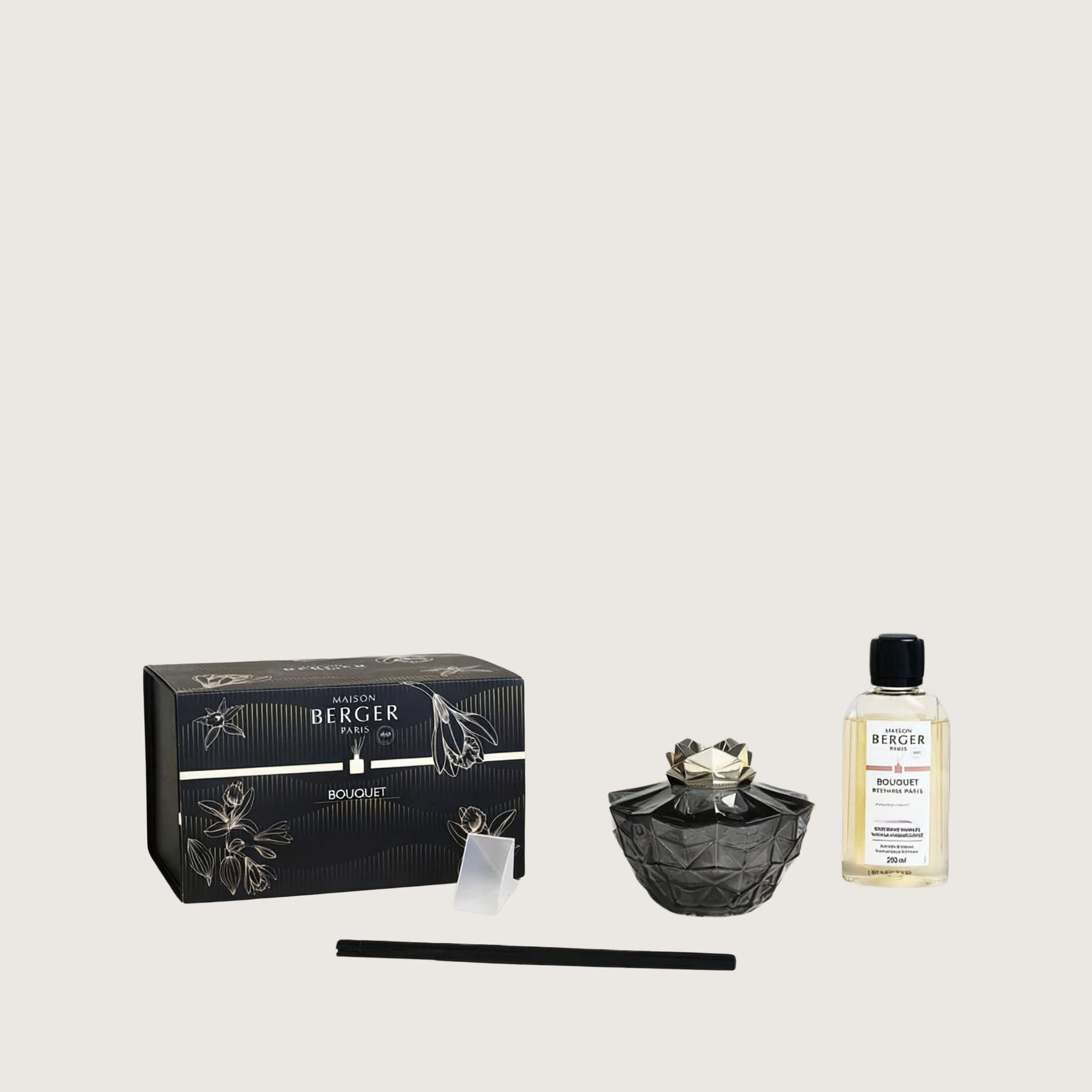 Maison Berger Kali Black Reed Diffuser with Vanilla Magnificence