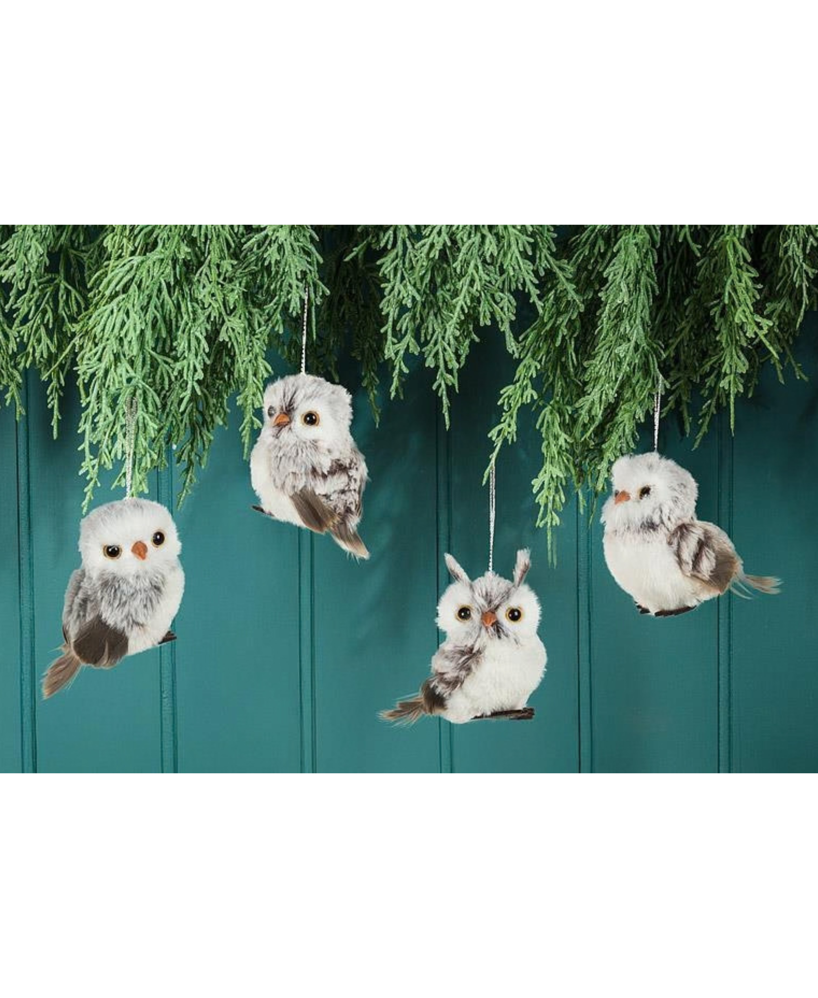 Small Fluffy Owl Ornament