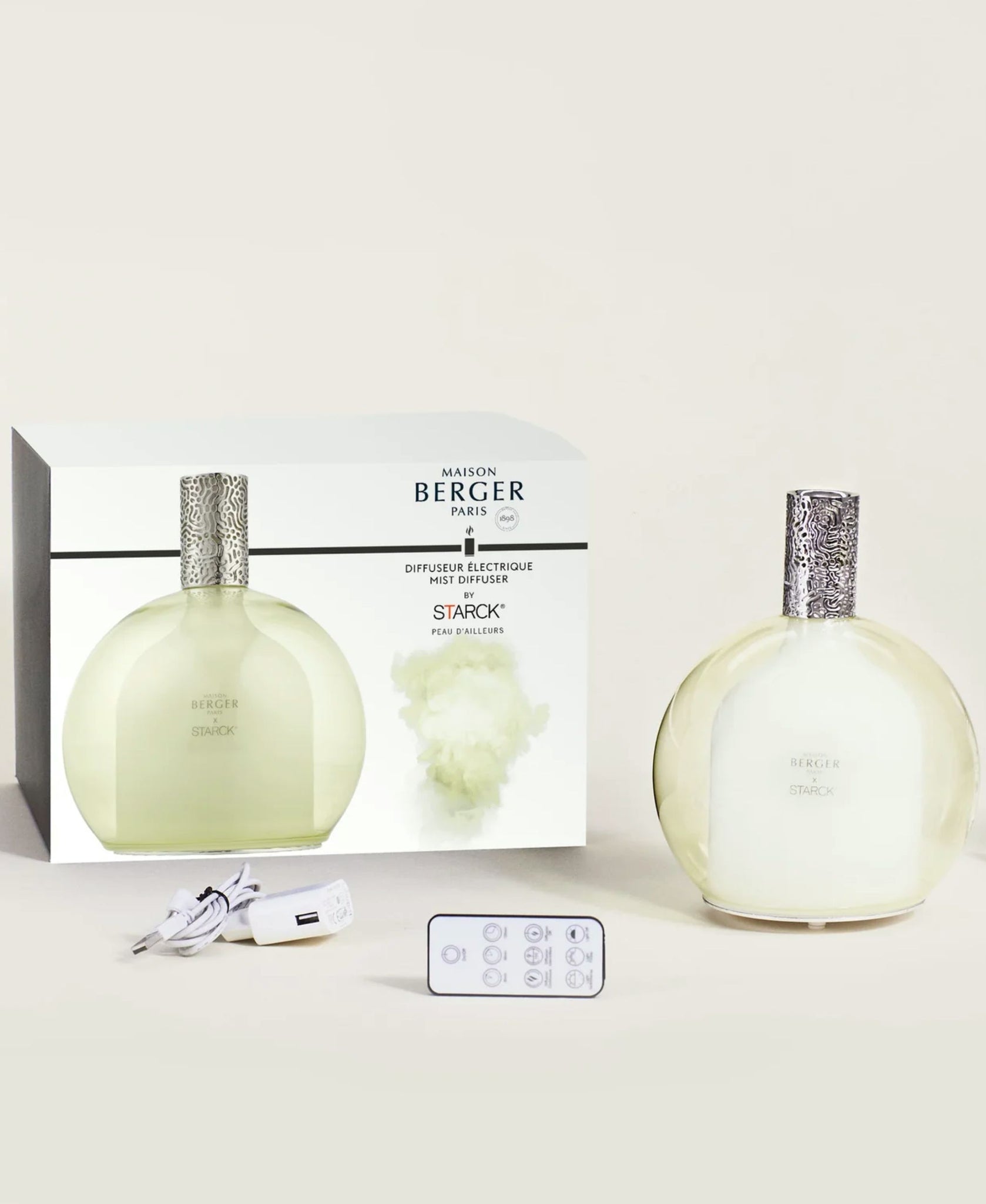 Starck Green Mist Diffuser Set - Peau D' Ailleurs - Maison Berger