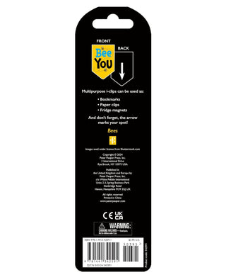 Peter Pauper Press Bees i-clips Magnetic Page Markers