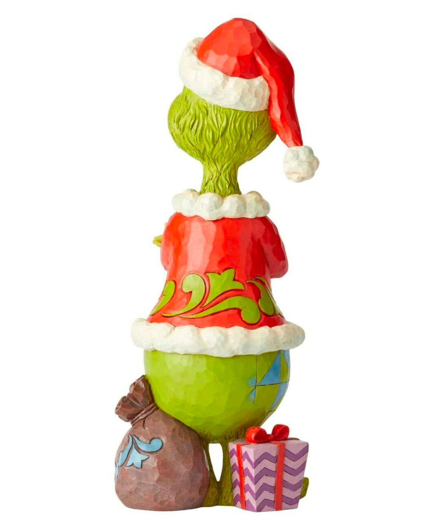 Jim Shore Grinch in Santa Hat Arms Folded Statue