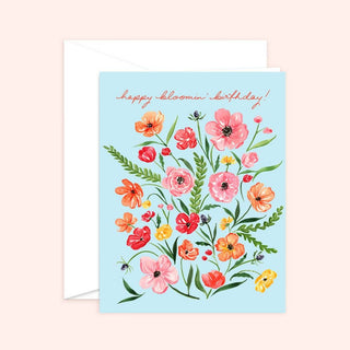 Happy Bloomin' Birthday Card Blank