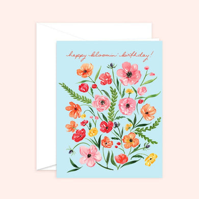 Happy Bloomin' Birthday Card Blank