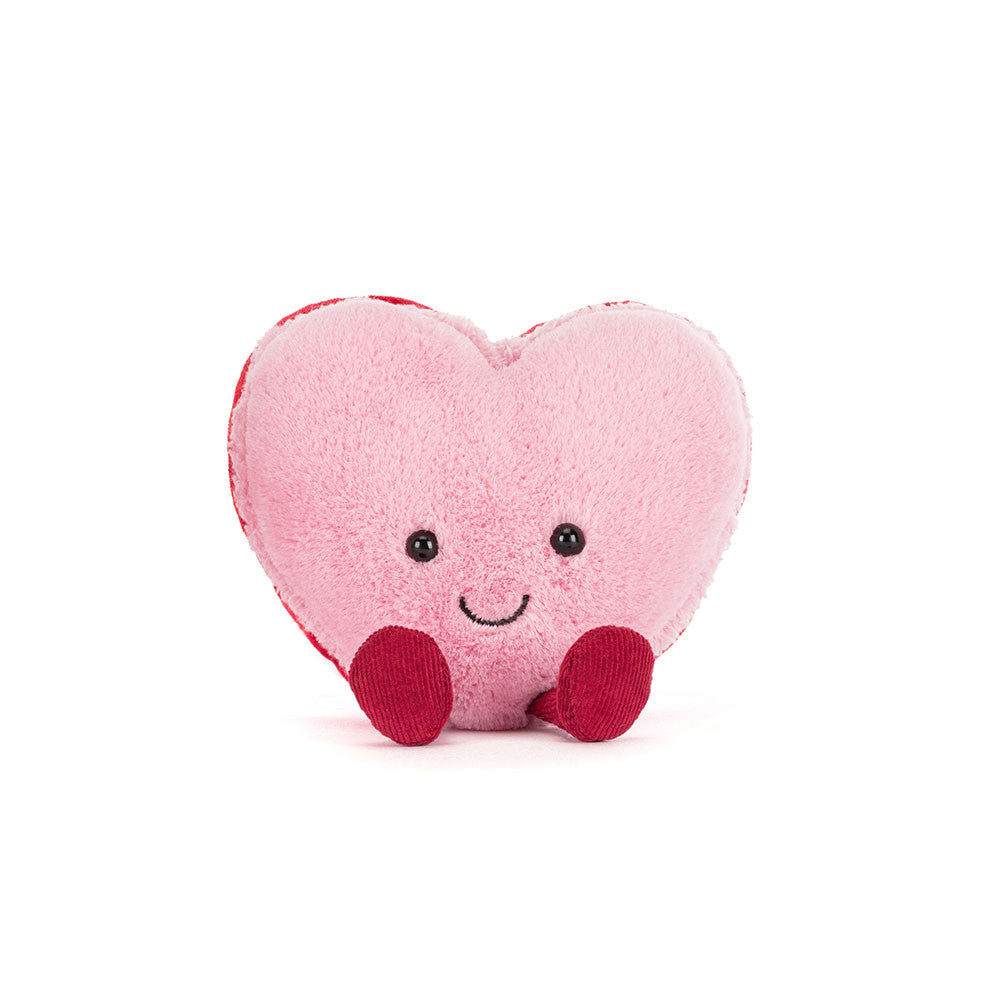 Jellycat Amuseables Colette Heart Macaron - Pink