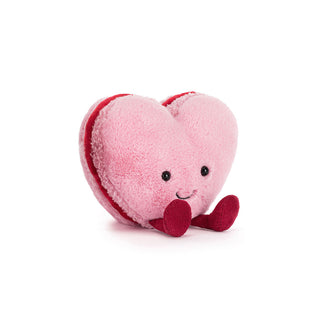 Jellycat Amuseables Colette Heart Macaron - Pink
