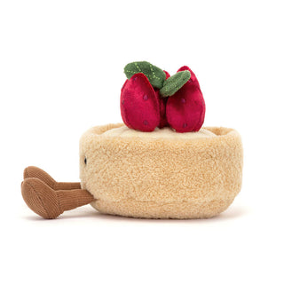 Jellycat Amuseables Fleurette Tarte Aux Fraises