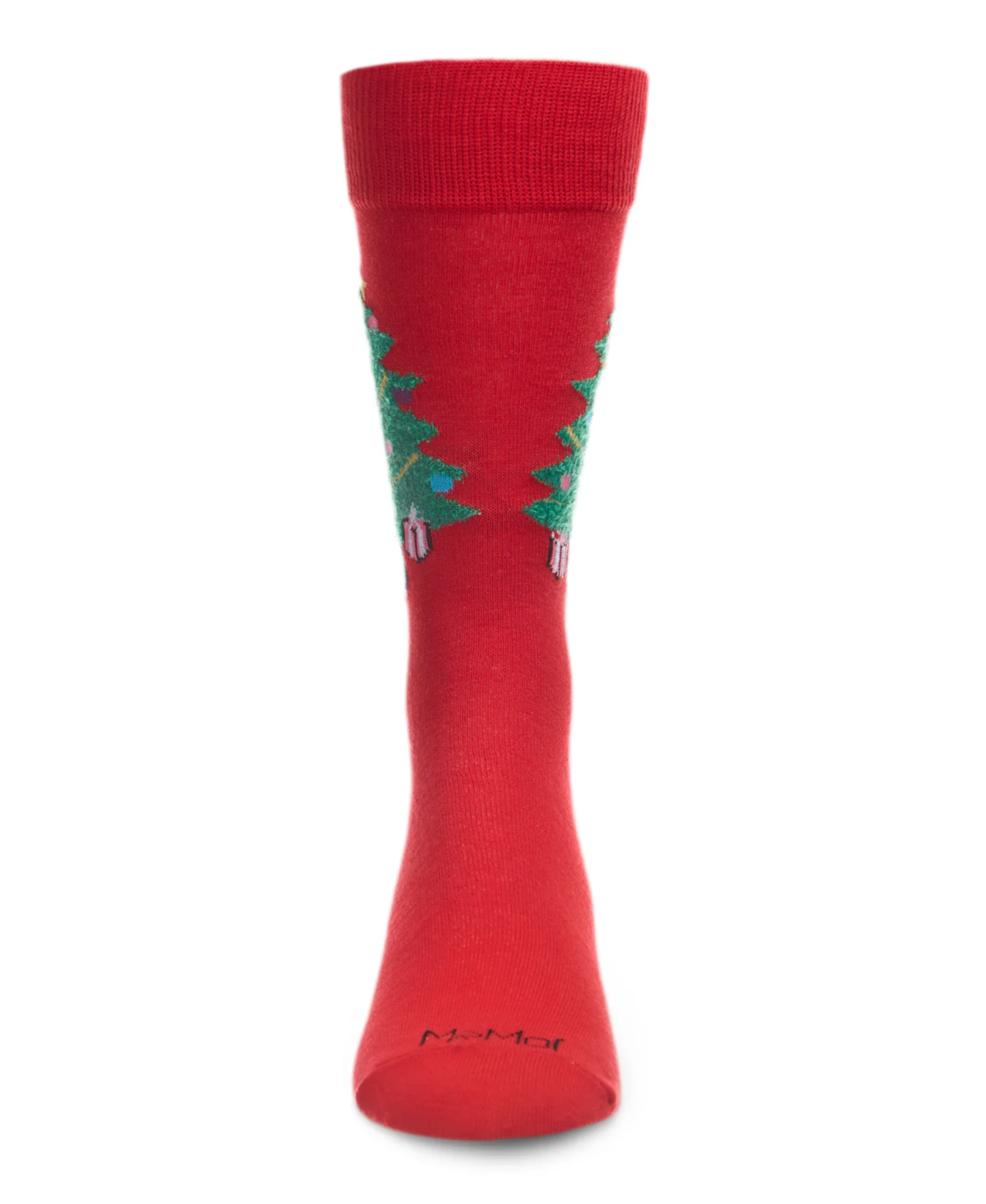 Men's Christmas Tree Holiday Crew Socks