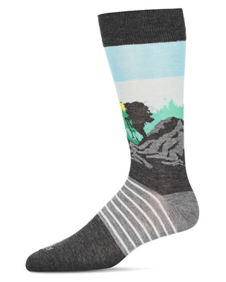 Men's Take A Hike Bamboo Crew Socks