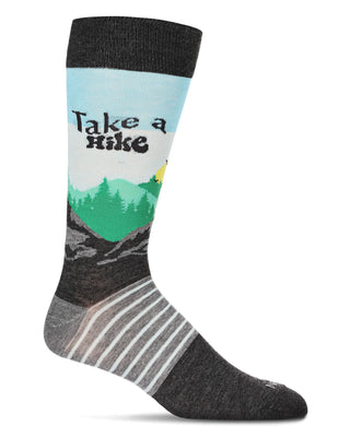 Men's Take A Hike Bamboo Crew Socks