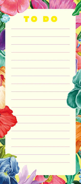 Magnetic To-Do Pads -  Flowers
