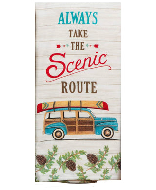 Always Take The Scenic Route Dual Purpose Towel