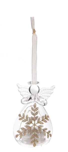 Glass Angel Ornaments