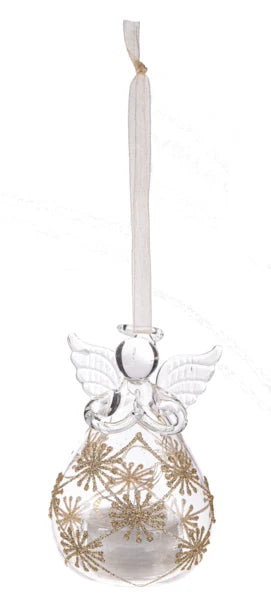 Glass Angel Ornaments