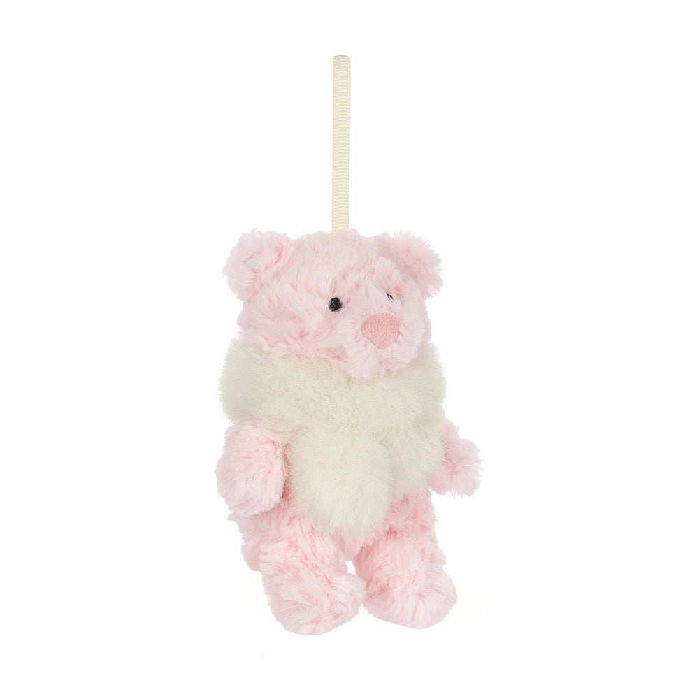 Jellycat Leola Bear Winter Warmer Decoration - view 1