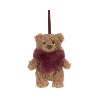 Jellycat Bartholomew Bear Winter Warmer Decoration - view 4