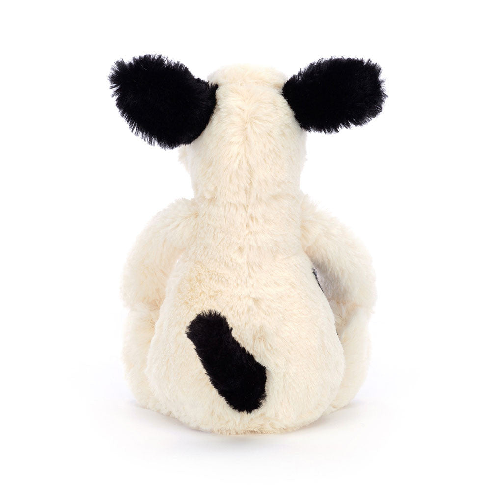 JellyCat Bashful Black & Cream Puppy Little/Small