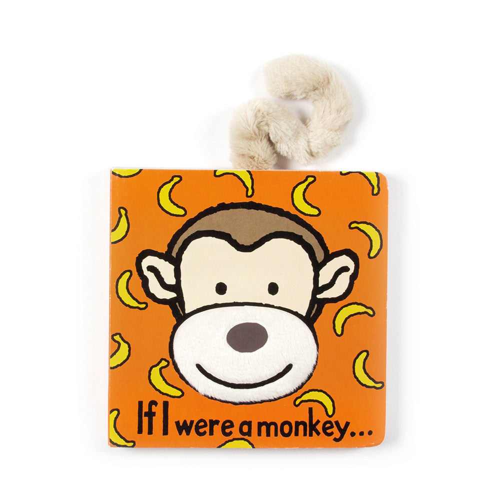 JellyCat If I Were A Monkey Board Book