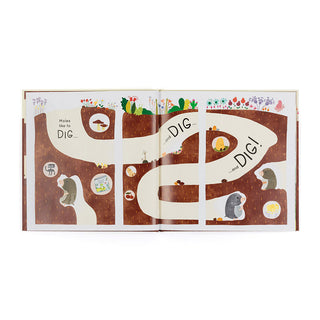 Jellycat Muswell Mole And The Buried Treasure Book