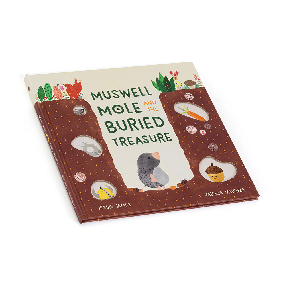 Jellycat Muswell Mole And The Buried Treasure Book